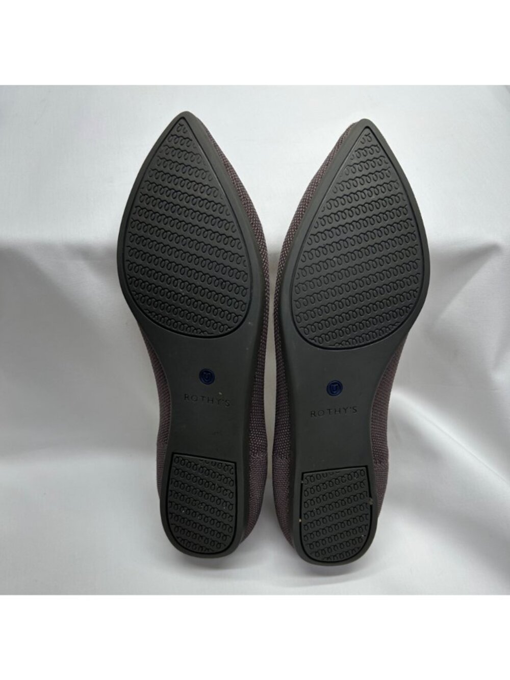 ROTHY'S The Point Ballet Flats In Retired Mink Color Women's 10 - Picture 4 of 12